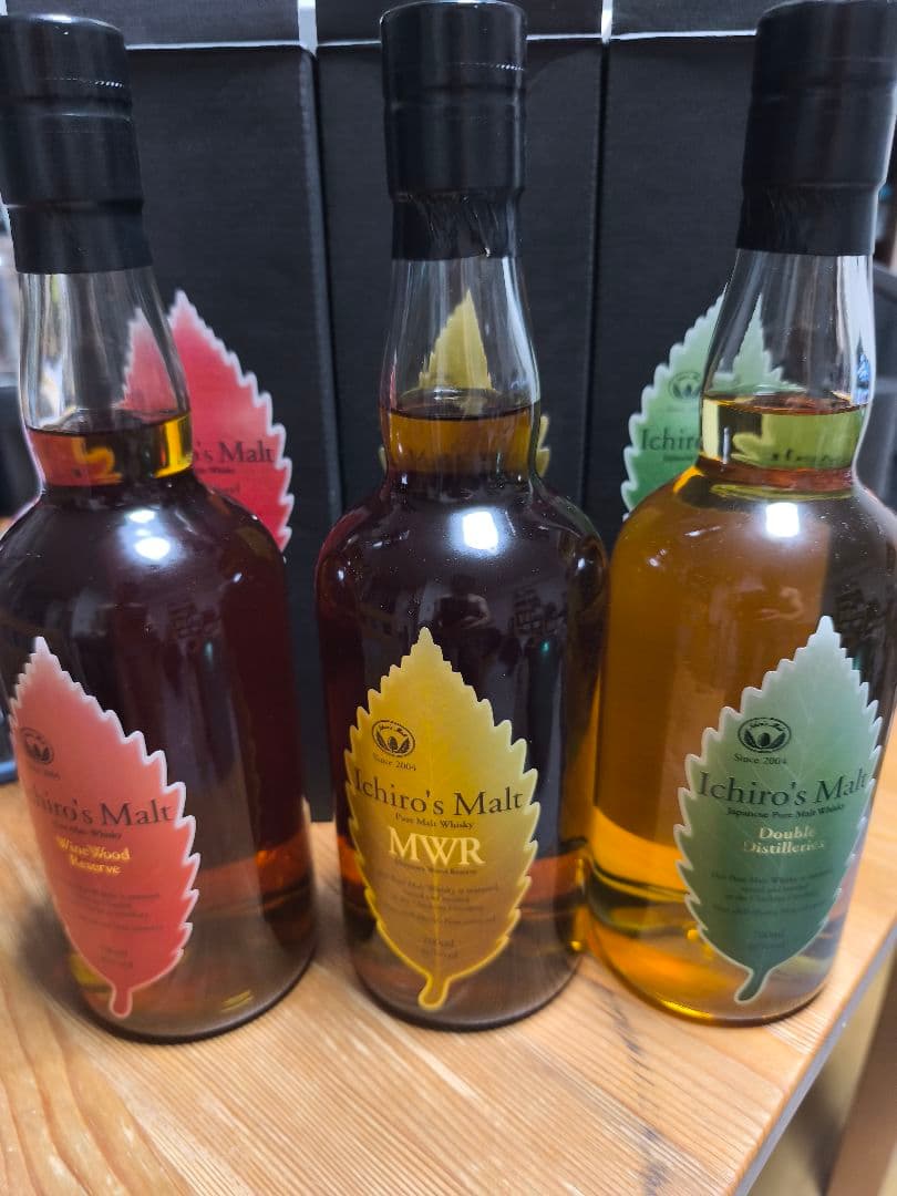 イチローズモルト　リーフシリーズ　３本セット　早期ボトル!!