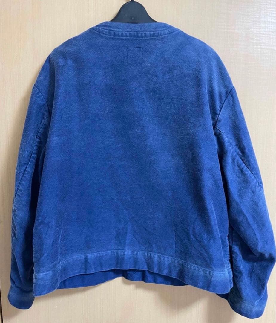 ポータークラシック ノーカラーモールスキンジャケット