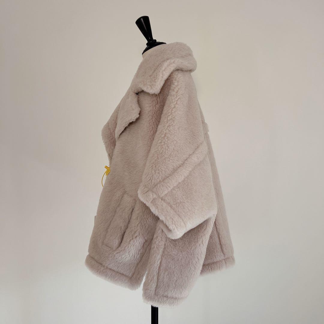 新品未使用 別注ベアポンチョジップテーラードライトベージュ