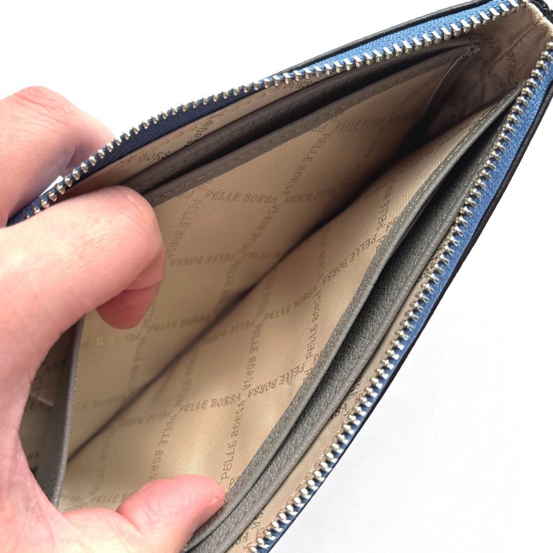 【新品】PELLE BORSA ペレボルサ 2025-26AW最新 薄型長財布