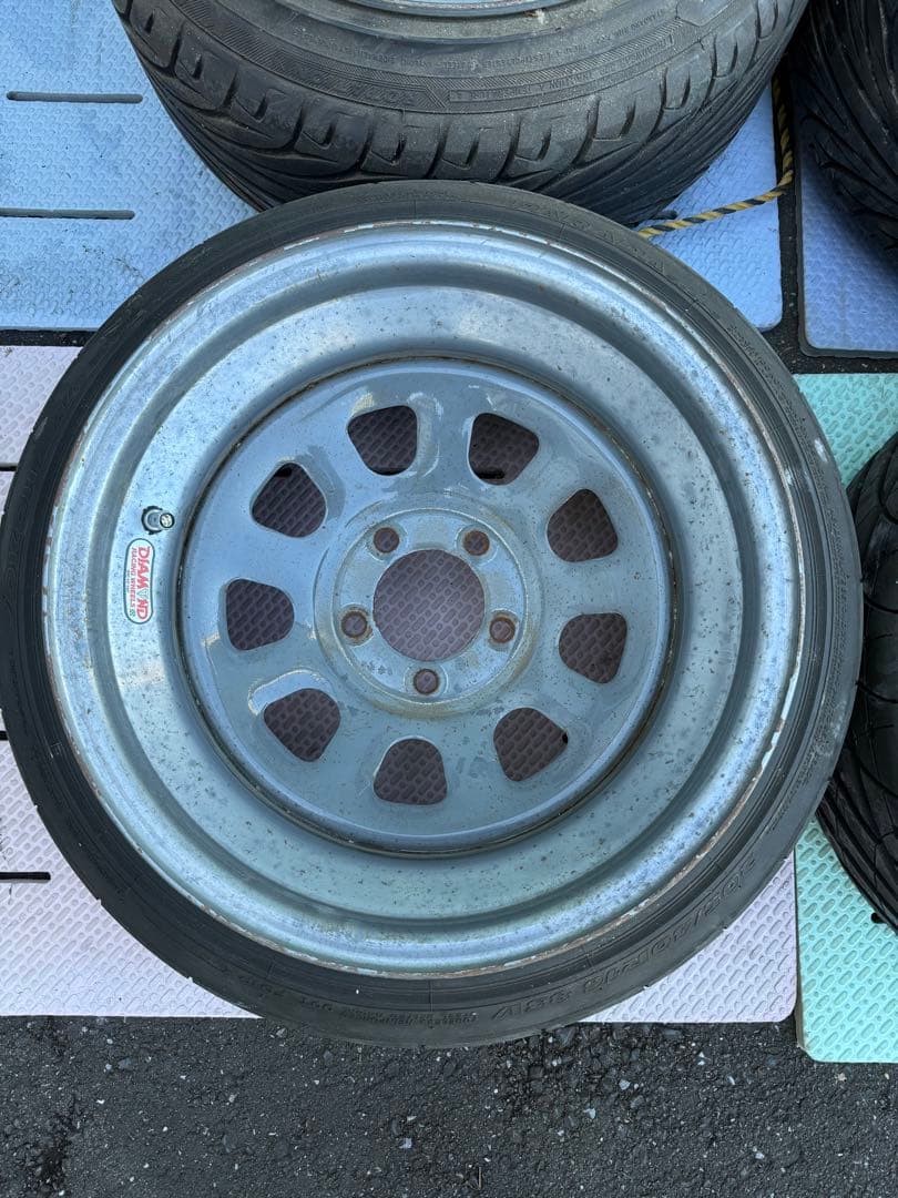 16インチ 加工鉄チン(スチール)ホイール 10J 4本