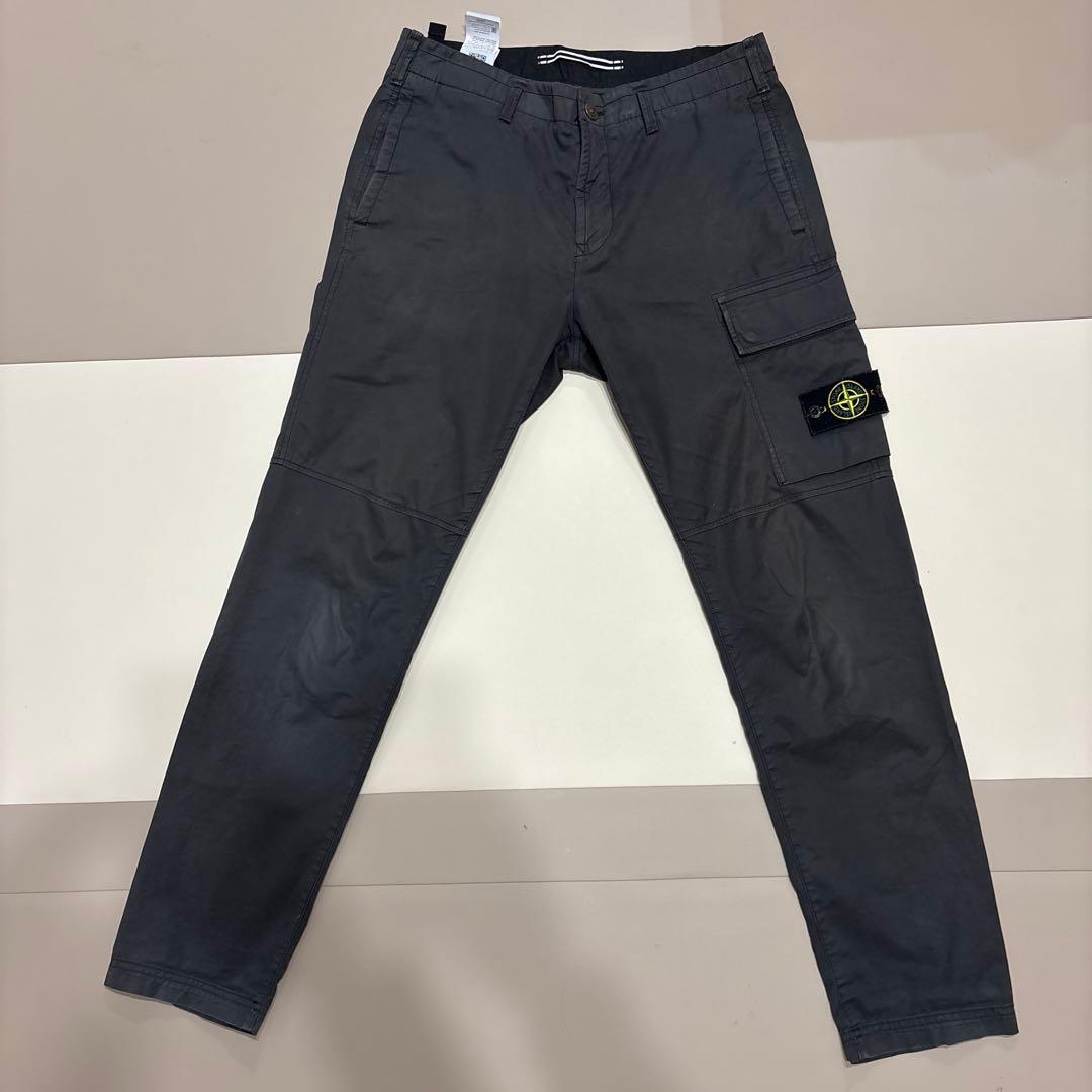 ストーンアイランド カーゴパンツ ブラック