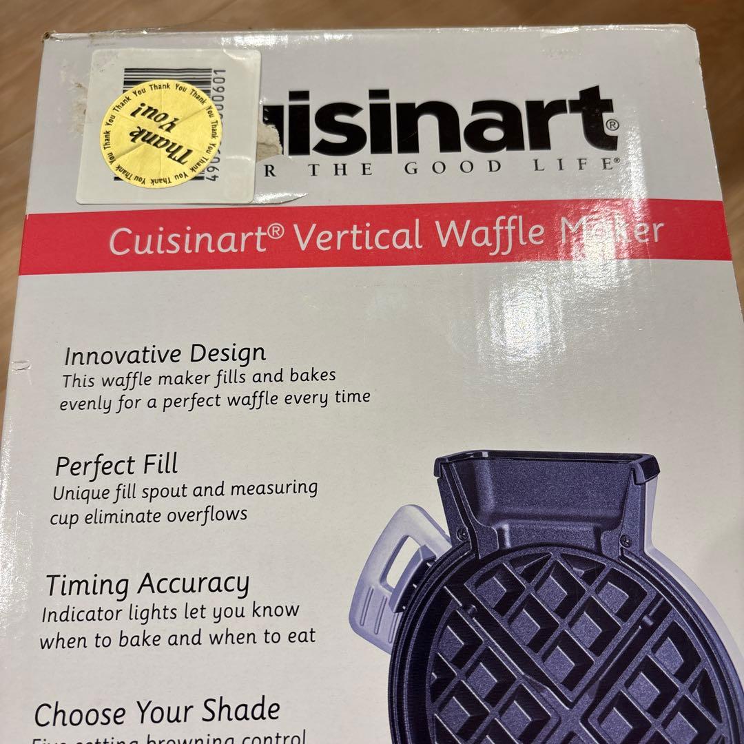 Cuisinart クイジナート 縦型ワッフルメーカー WAF-V100J