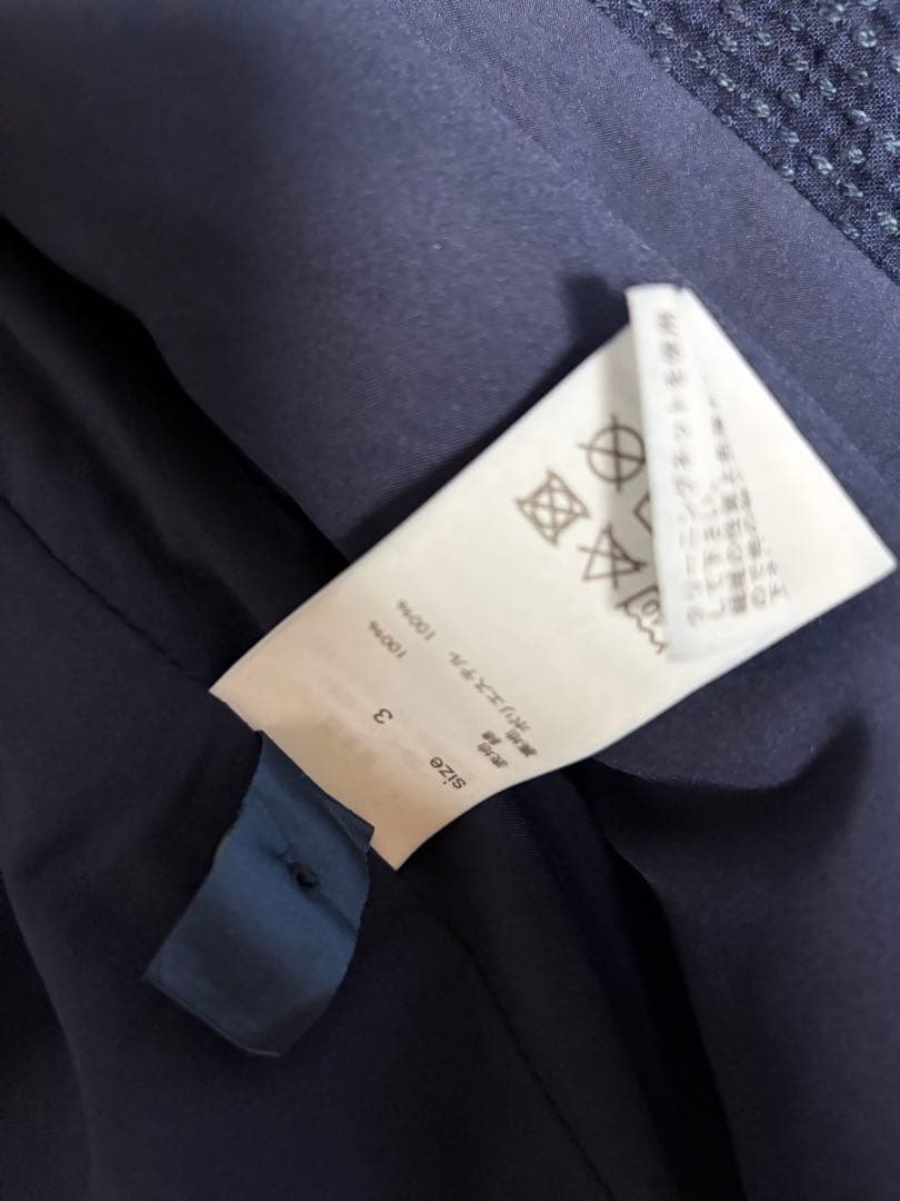 未使用に近いFDMTL ネイビー パッチワーク テーラードJK