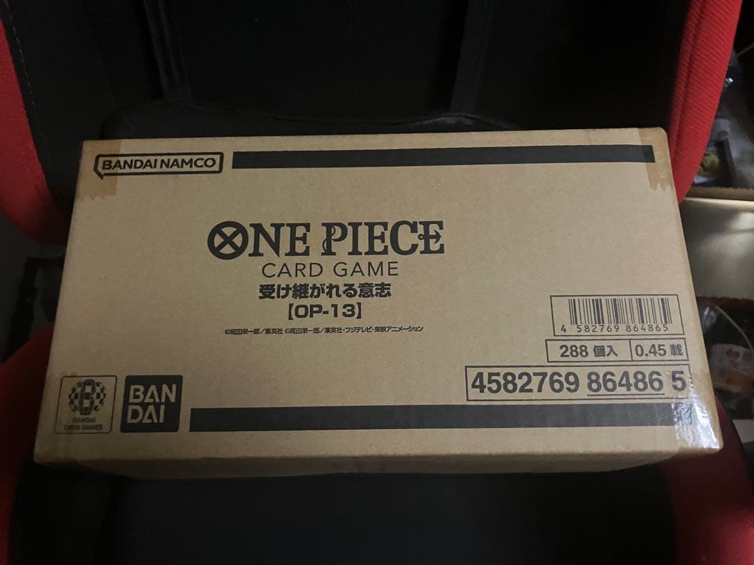 OP-13 受け継がれる意志 1カートン、3rd Aアニバーサリーセット1個