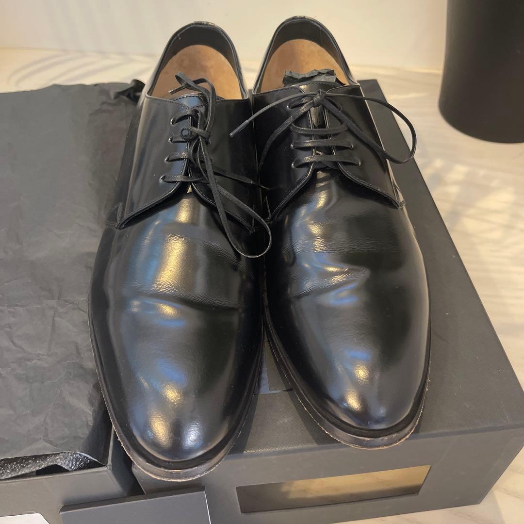 Dior HOMME パテントレザー ドレスシューズ黒 43(27cm)エナメル