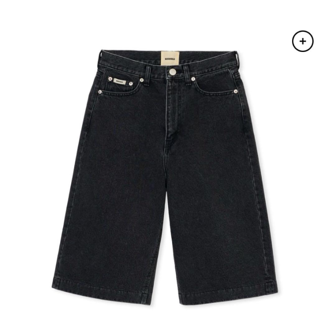 パンツ SHISHIKUI half jean BLACK 26