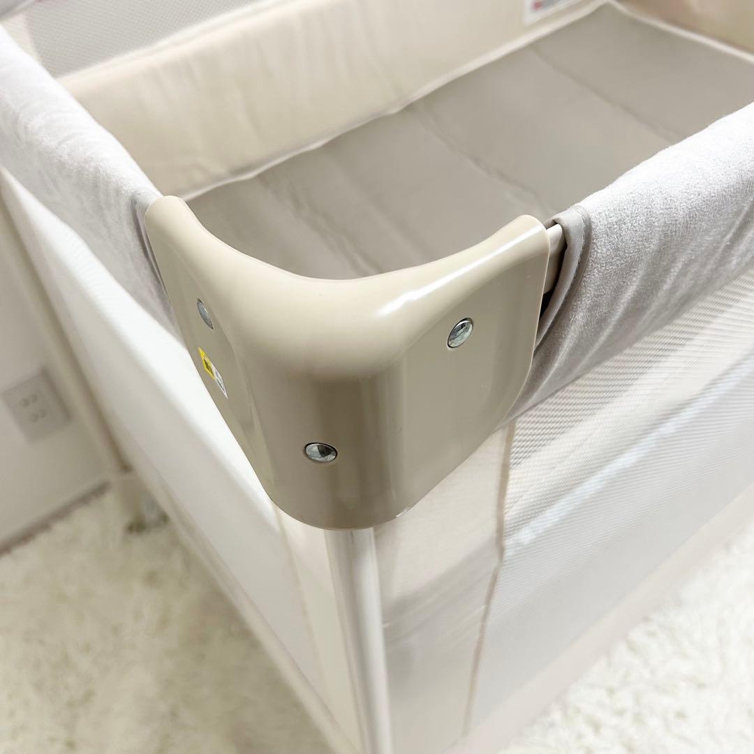 Aprica ココネルエアープラス AB 折りたたみ ベビーベッド 取扱説明書付