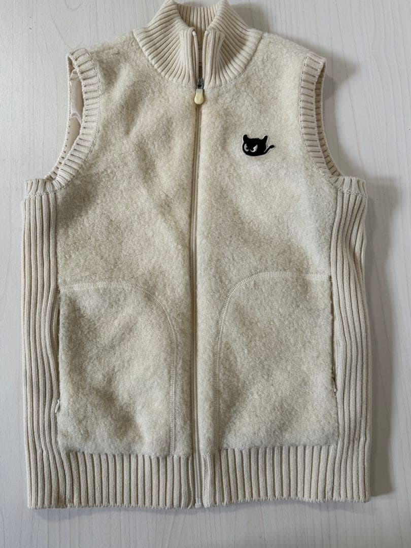 WAAC ボアベスト　ジャケット サイズ2 アイボリー