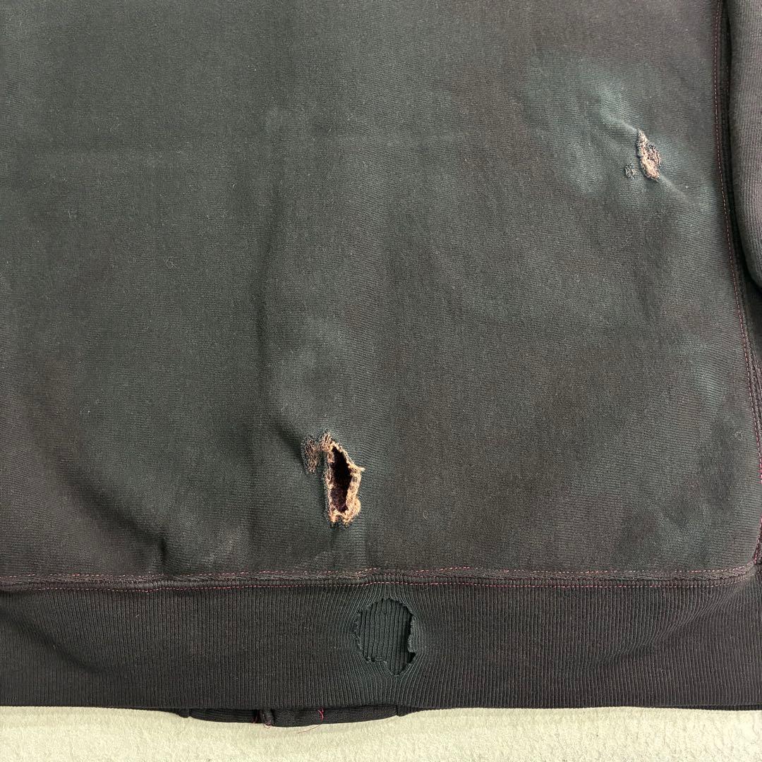 チャンピオン リバースウィーブ 90年代 スナップカーディガン 黒染め ボロ