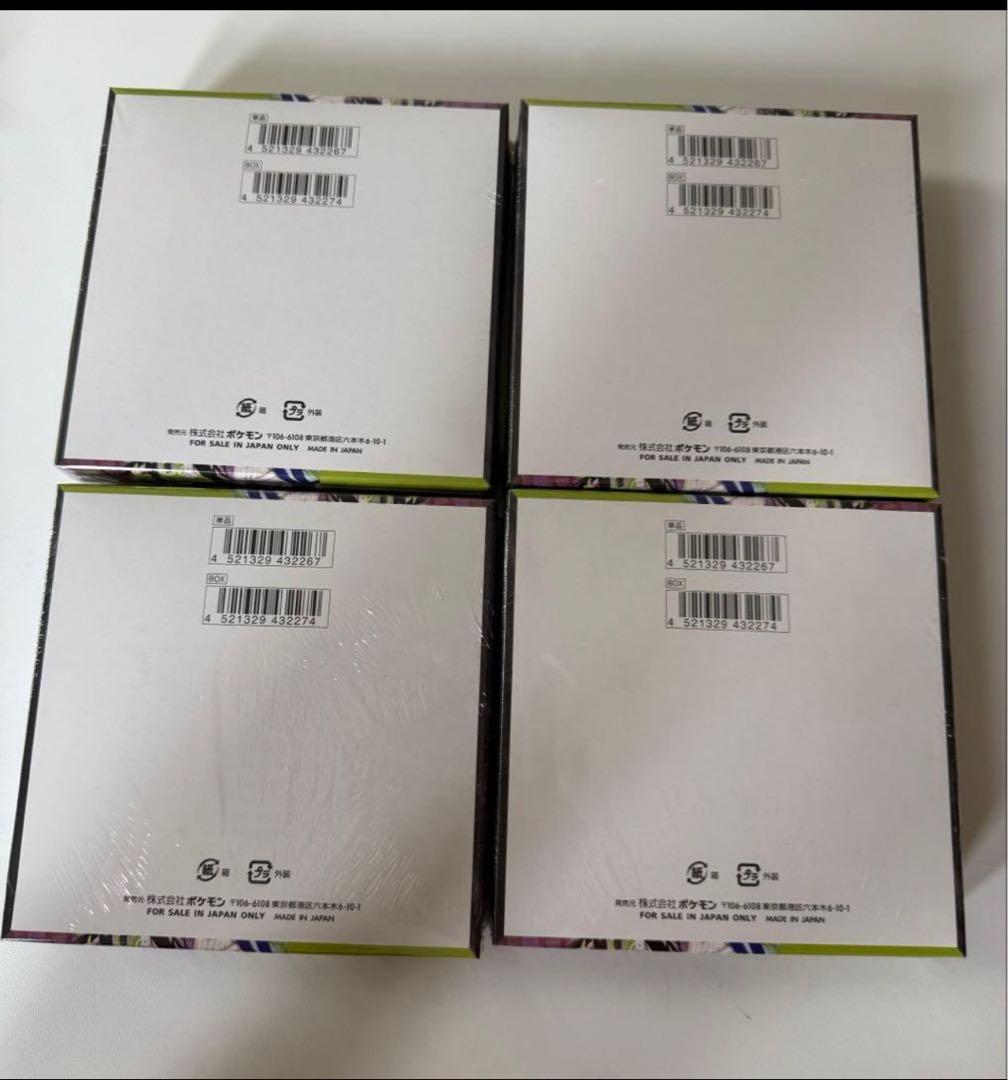 ポケモンカードゲーム ムニキスゼロ 4boxシュリンク付き