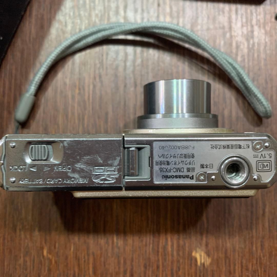 Panasonic LUMIX FX35 ゴールド　デジカメ　動作確認済み
