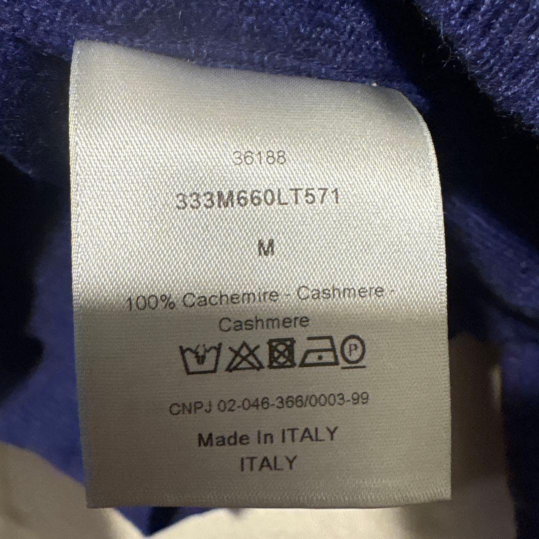 【クリス期】ディオールオム　カシミア100% ニット　クルーネック