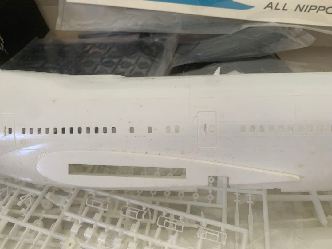 メル４２６１０に変更‼️全日空Ｂ７４７－１００プラモデルキット中古品