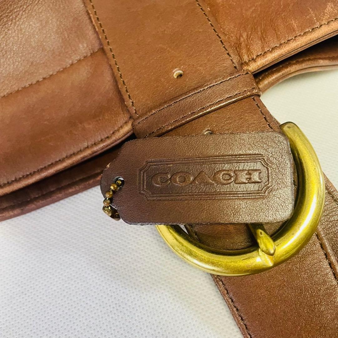 COACH オールドコーチ レザー　トートバッグ ハンドバッグ ビンテージ