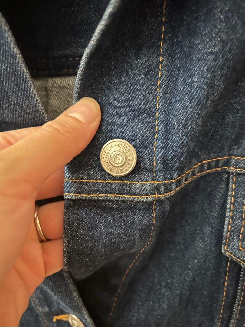 mm6 マルジェラ　デニムジャケット　38 ネイビー