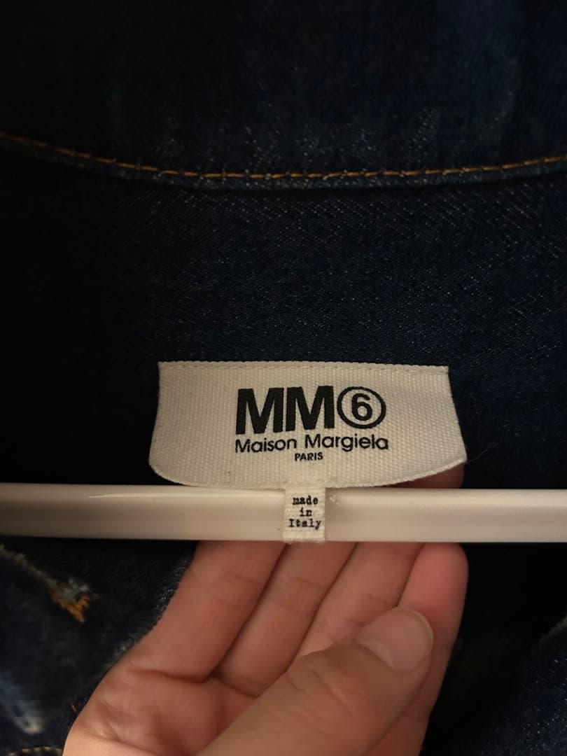 mm6 マルジェラ　デニムジャケット　38 ネイビー
