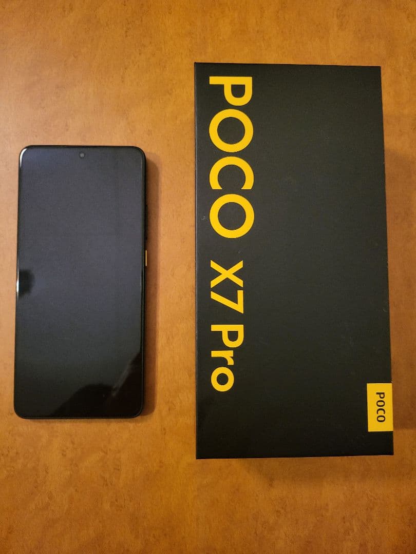 POCO X7 Pro イエロー 258GBモデル 箱付き