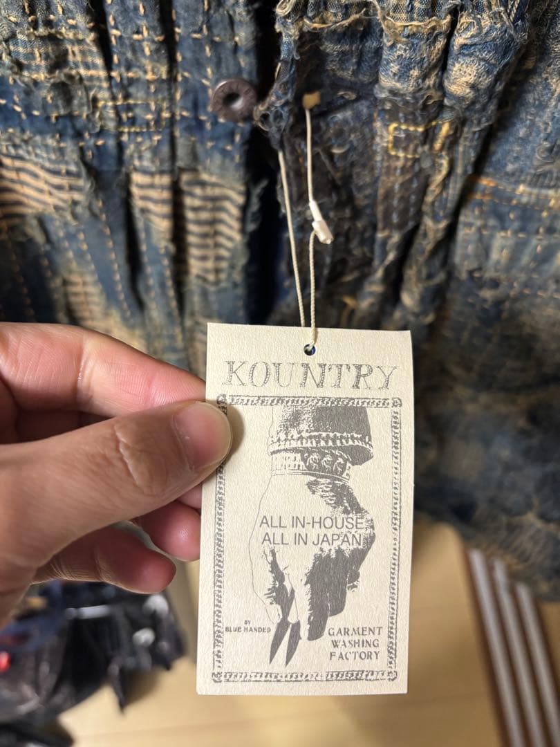 KAPITAL BORO SPRING 1ST JKT 襤褸 サイズ4