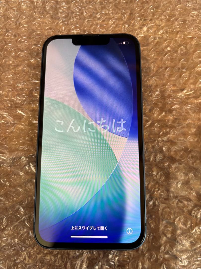 Apple iPhone13 バッテリー100% ブルー 本体