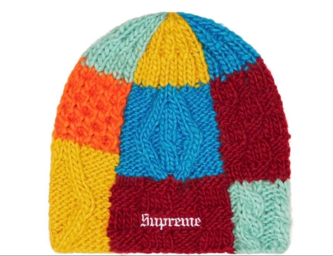Supreme パッチワーク ニット帽