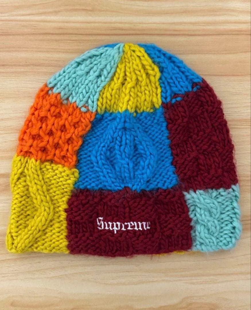 Supreme パッチワーク ニット帽