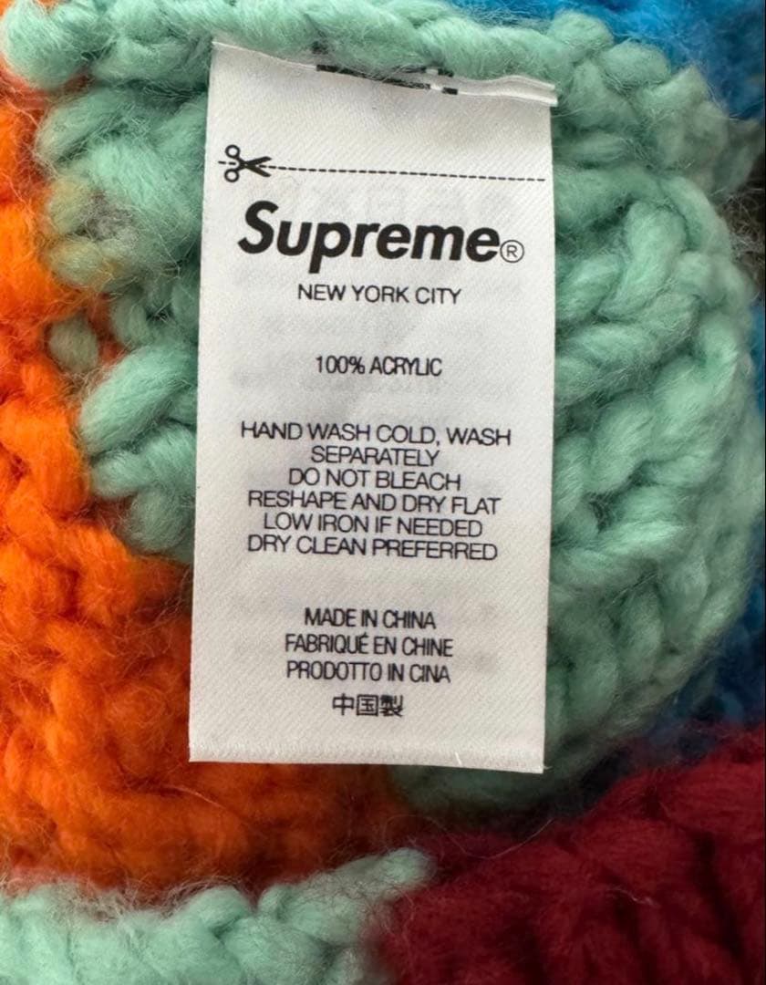 Supreme パッチワーク ニット帽