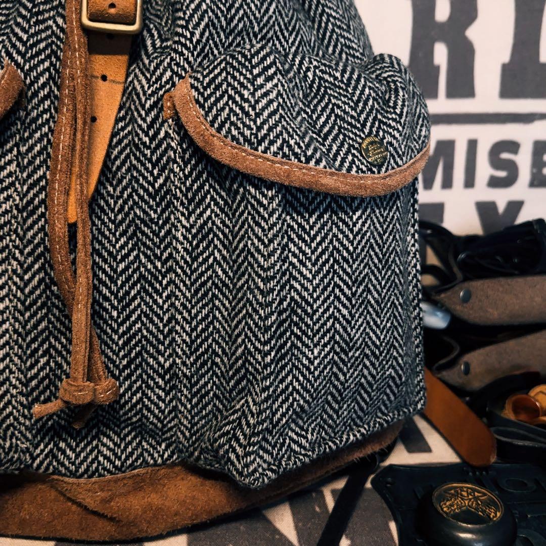 RRL ウール パラトルーパーバッグ