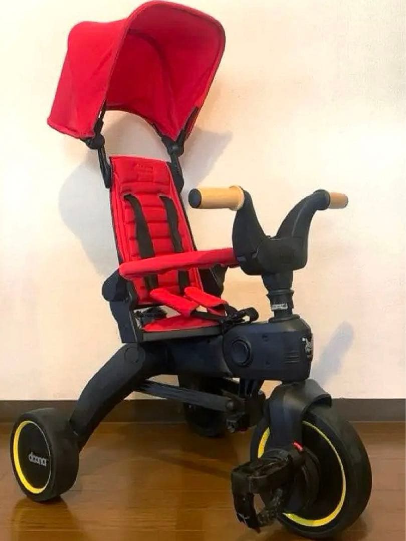 doona リキトライク　美品　三輪車　赤　レッド