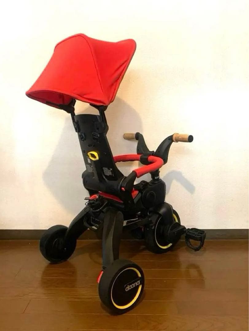 doona リキトライク　美品　三輪車　赤　レッド