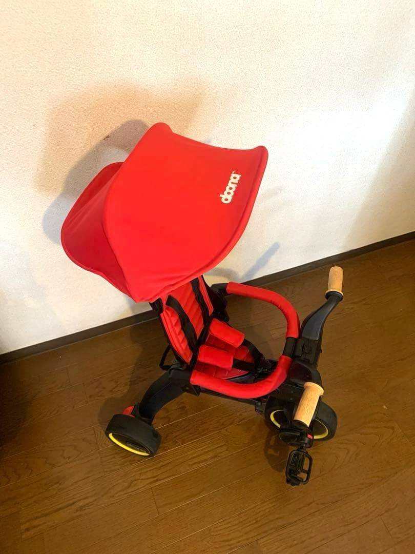 doona リキトライク　美品　三輪車　赤　レッド