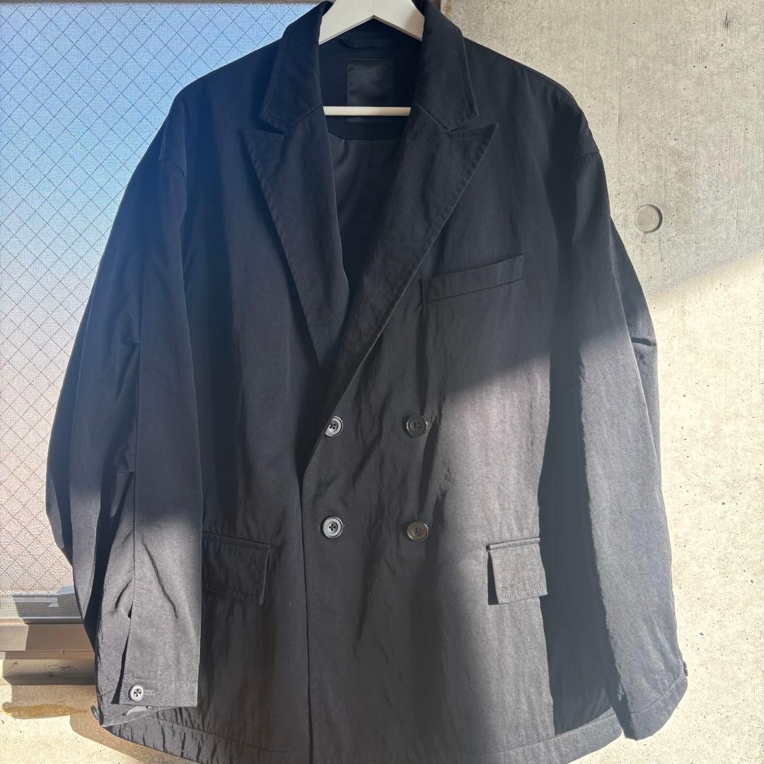 ジャケット・アウター TECH DOUBLE-BREASTED JACKET TWILL