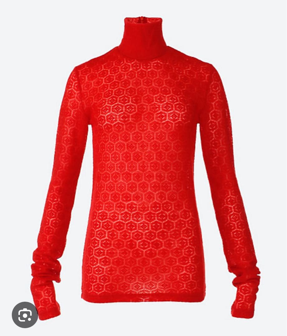 KANAKO SAKAI ニット　長袖　サイズ34 オフホワイト