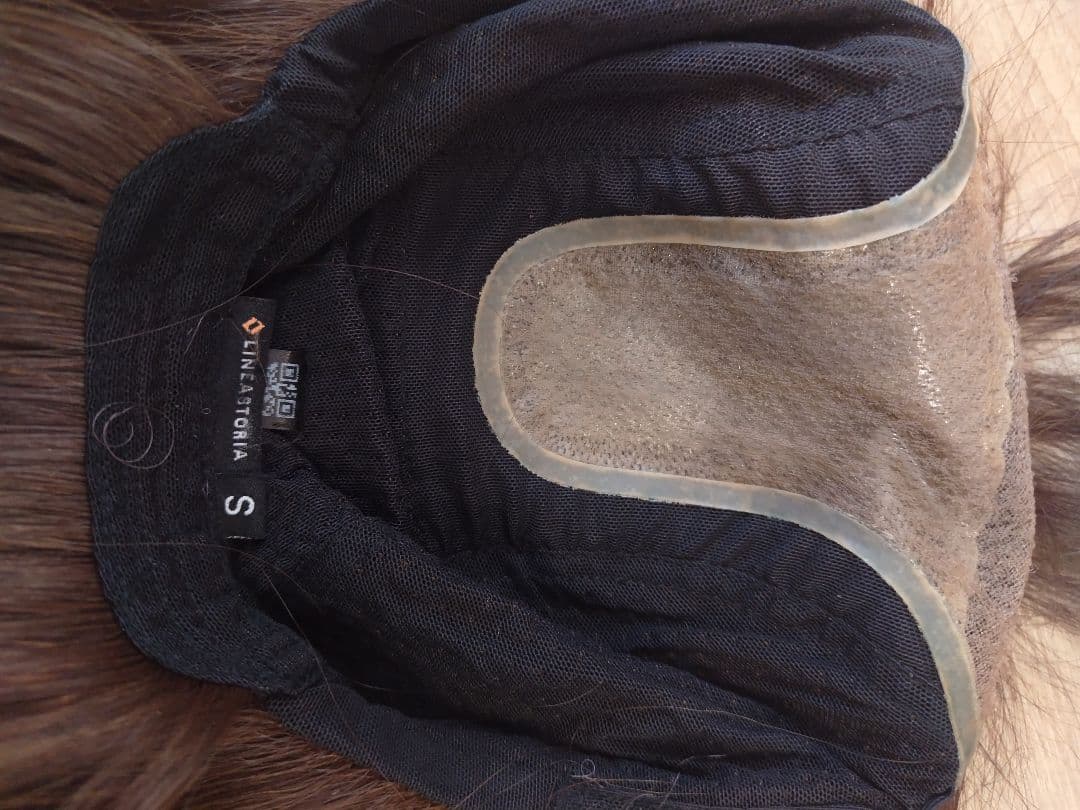 リネアストリア 天使のフラットボブ人毛MIX Ｓサイズ チョコブラウン