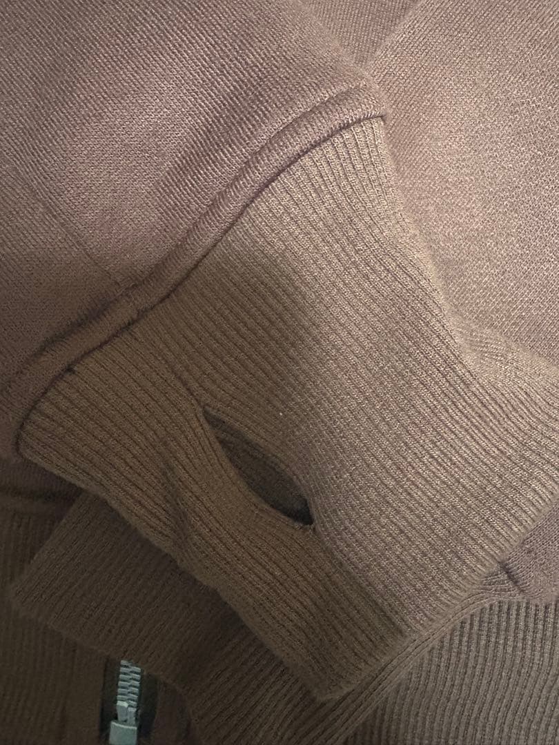 【lululemon】スキューバフルジップフーディ　パーカー/ブラウン