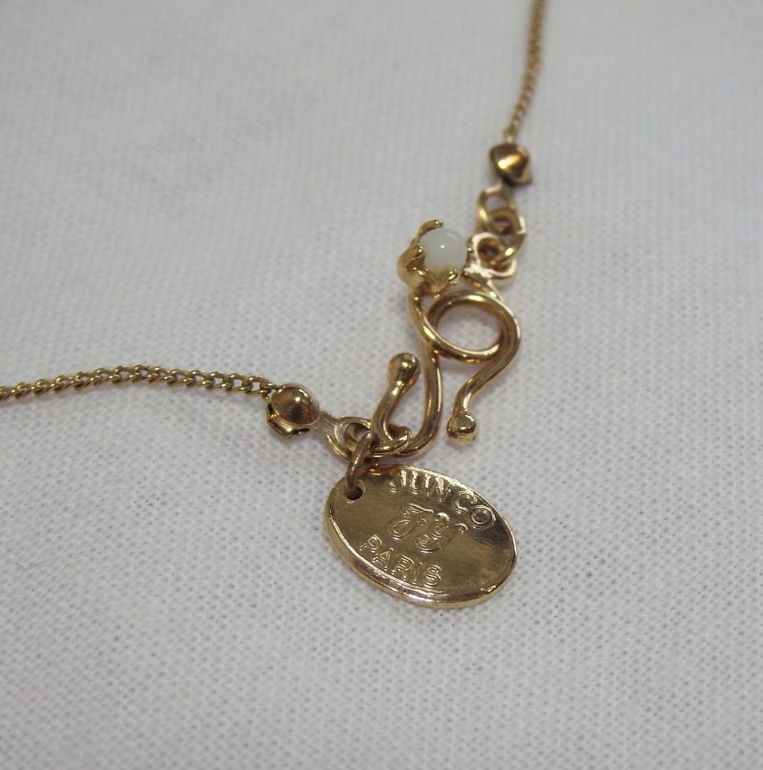 美品 ジュンコパリ Junco Paris スミレ ネックレス