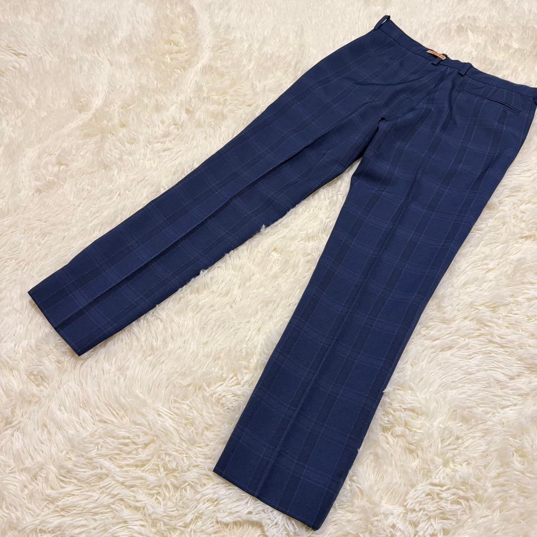 美品✨ワンダーファクトリー　男子フォーマルスーツ　6点セット　ネイビー　チェック