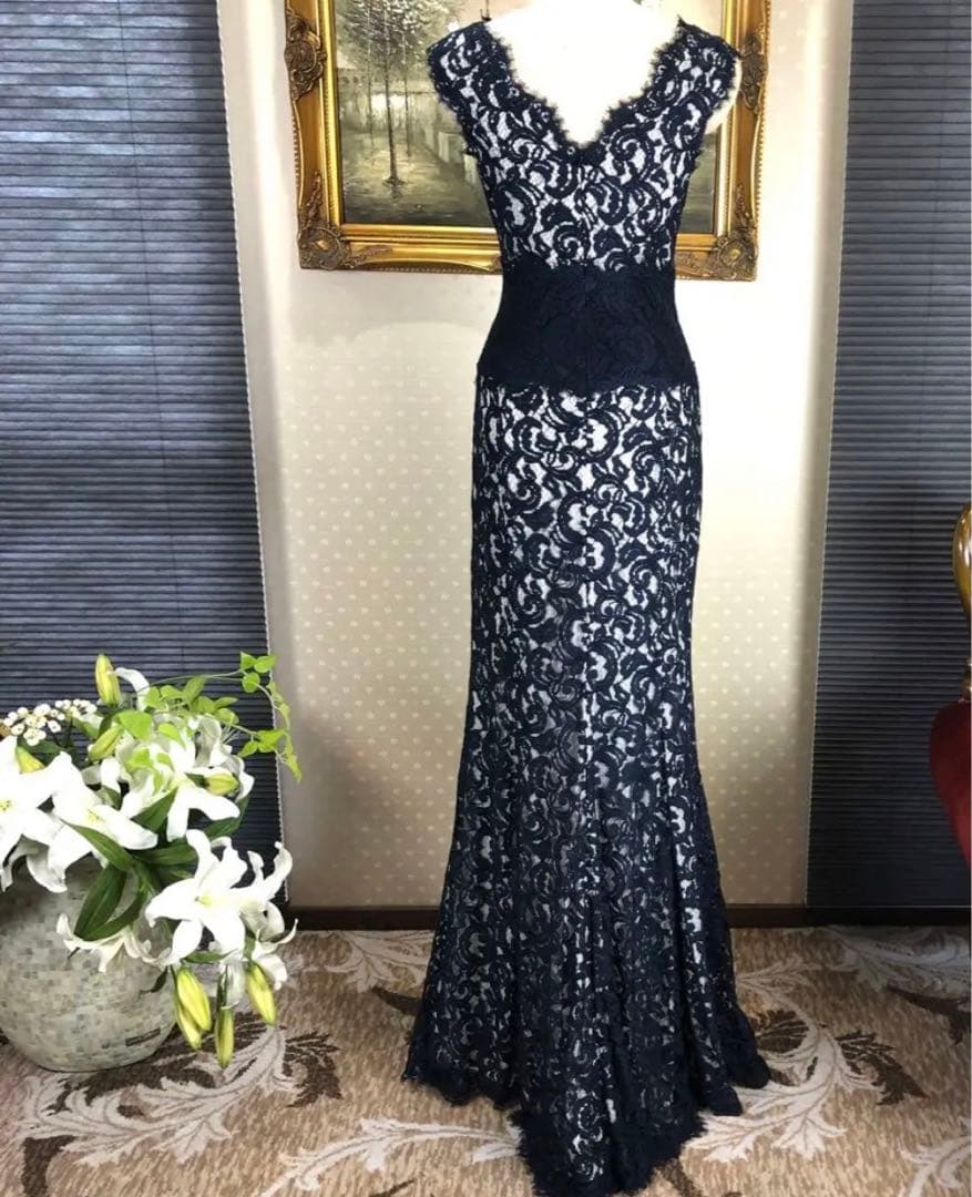 新品☆ TADASHI SHOJI サイズ　S 紺色