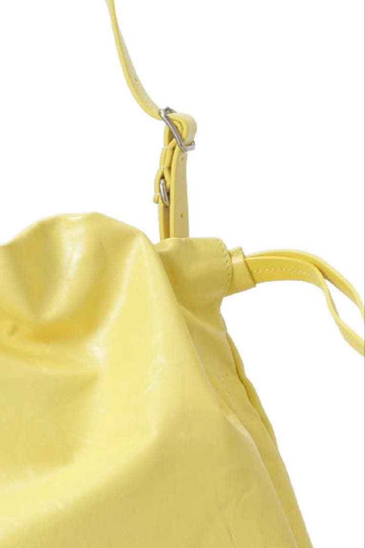 バッグ JIL SANDER Drawstring Bag pastel yellow