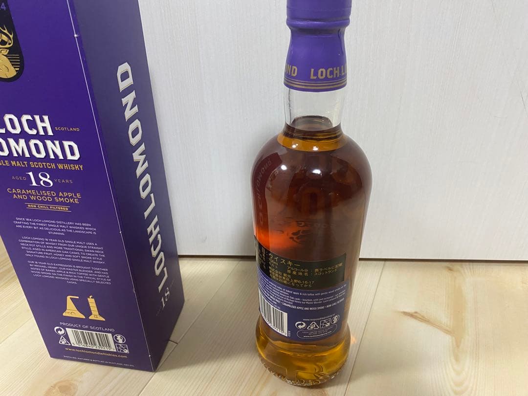 ロッホローモンド 18年 シングルモルトウイスキー 700ml