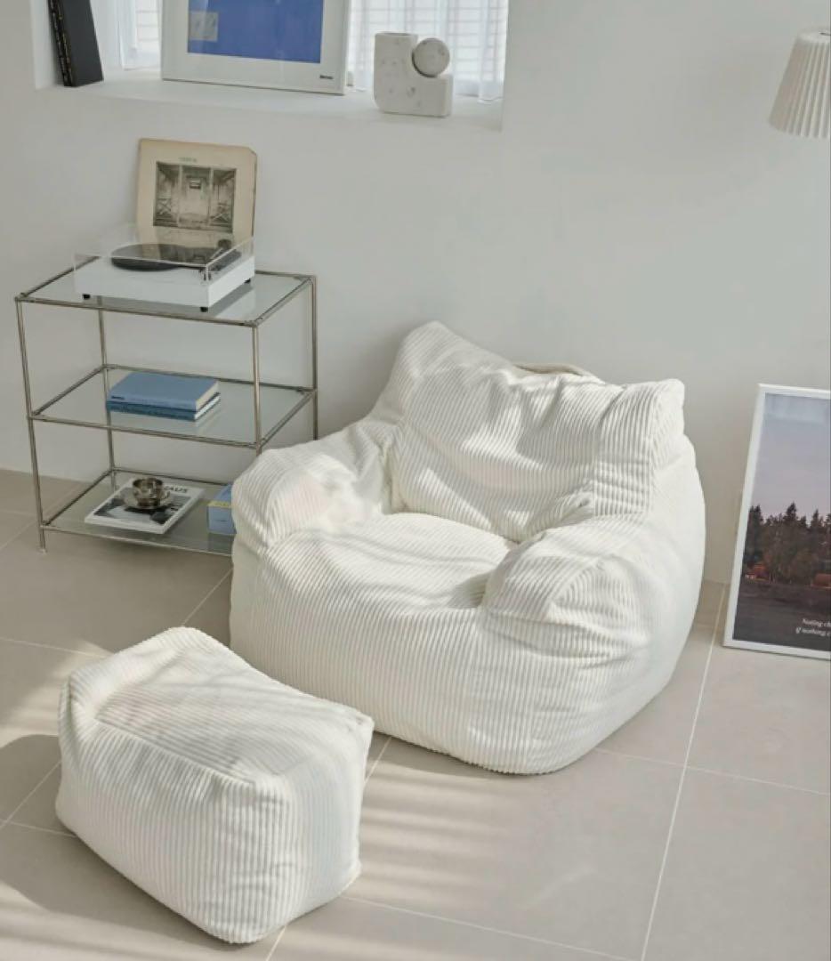 loosy ビーズソファー　アイボリー