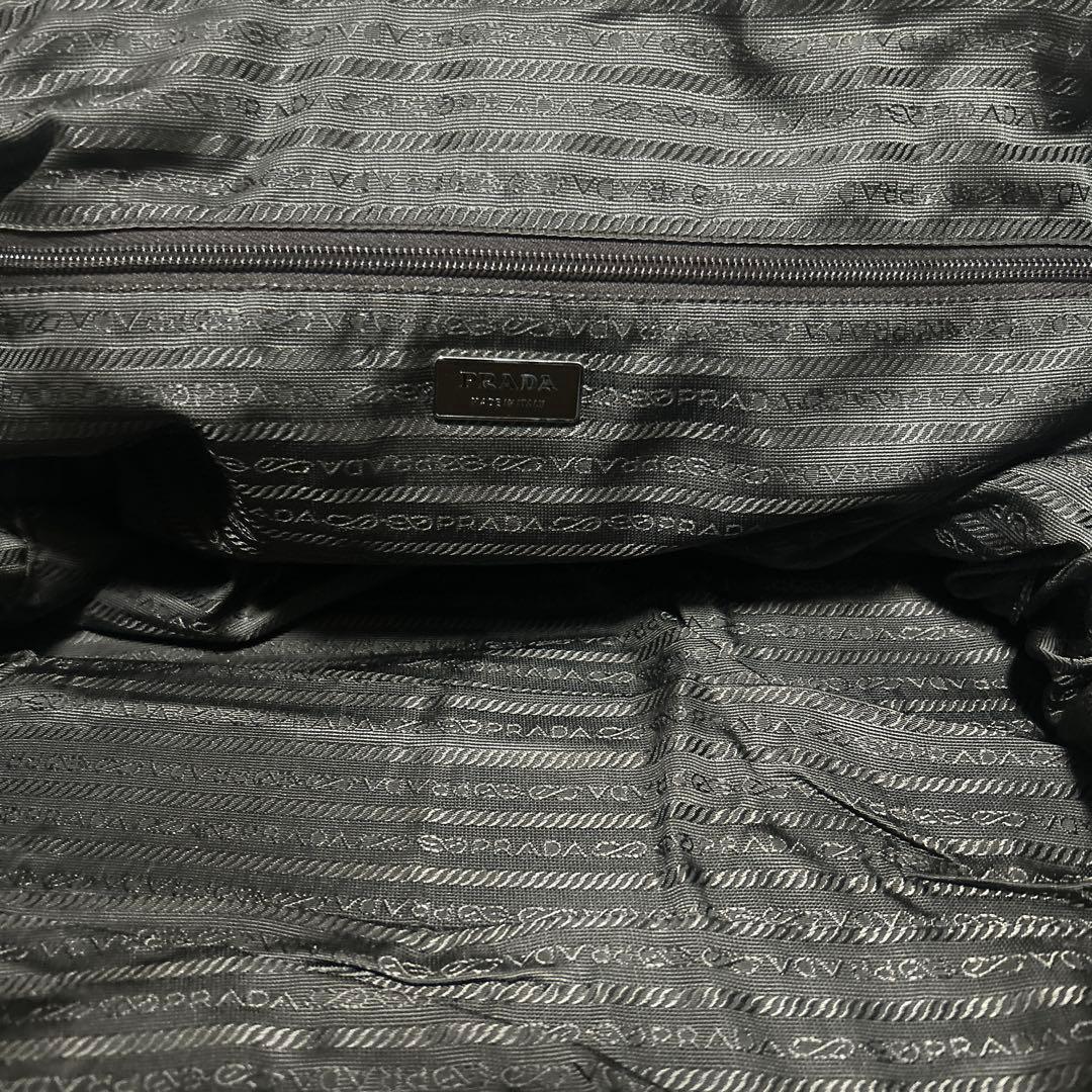 最終値下げ　プラダ ナイロン サフィアーノレザー ボストンバッグ トラベルバッグ