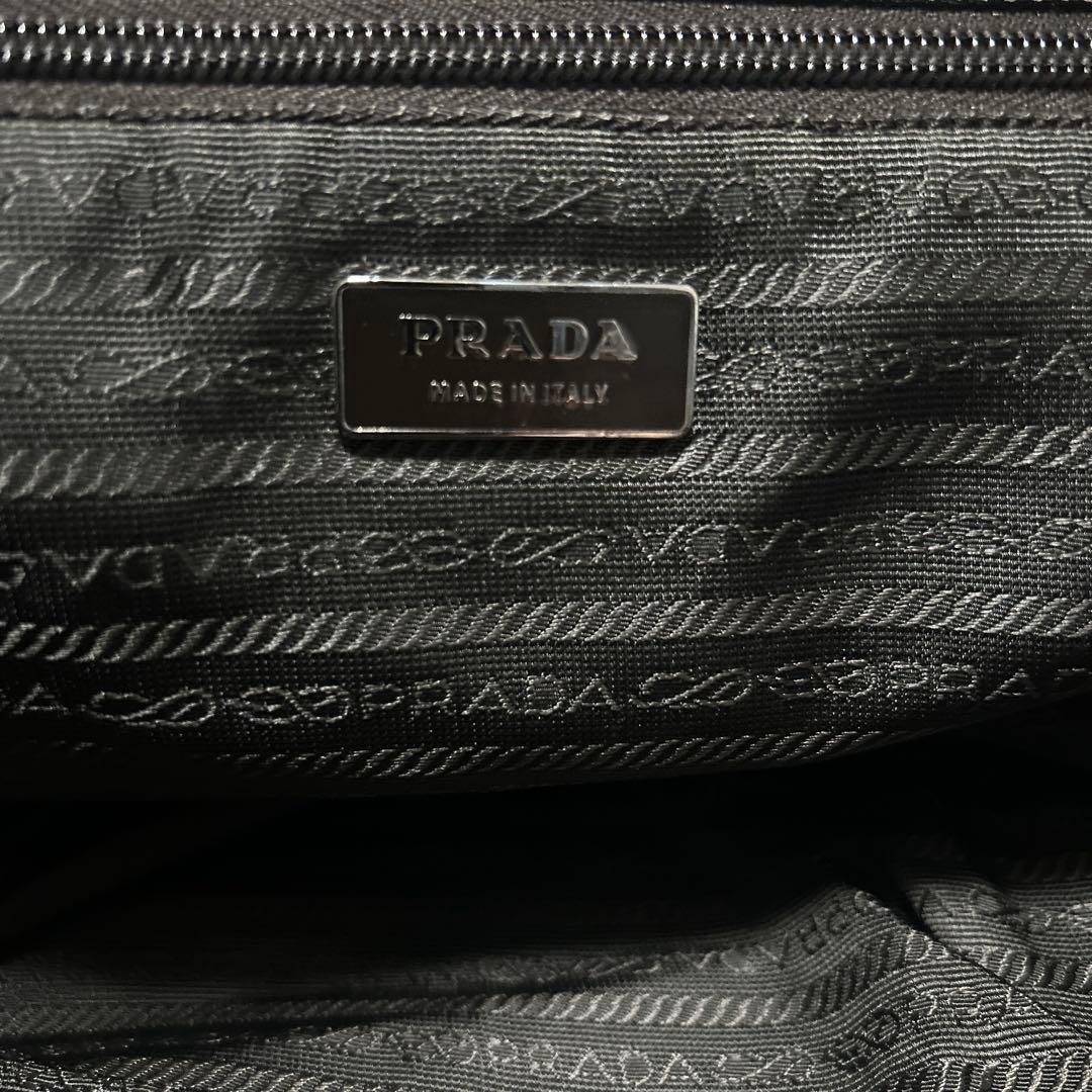 最終値下げ　プラダ ナイロン サフィアーノレザー ボストンバッグ トラベルバッグ