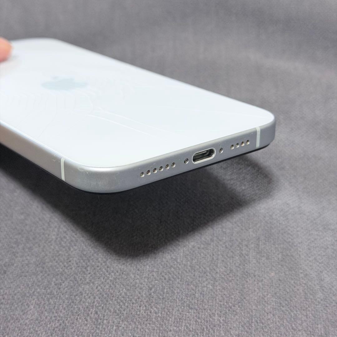 iPhone 15 plus ブルー 本体 背面割れ simフリー