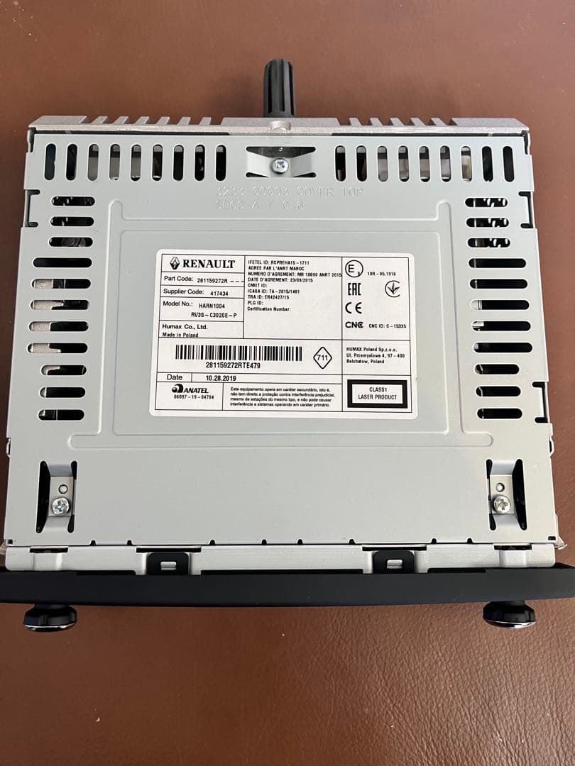 ルノーカングー カーオーディオ Bluetooth機能付き