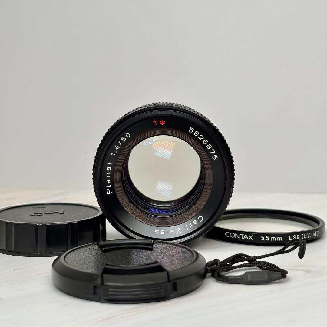 極美品・オマケ付きCONTAX PLANAR 50mm f1.4 mmdw