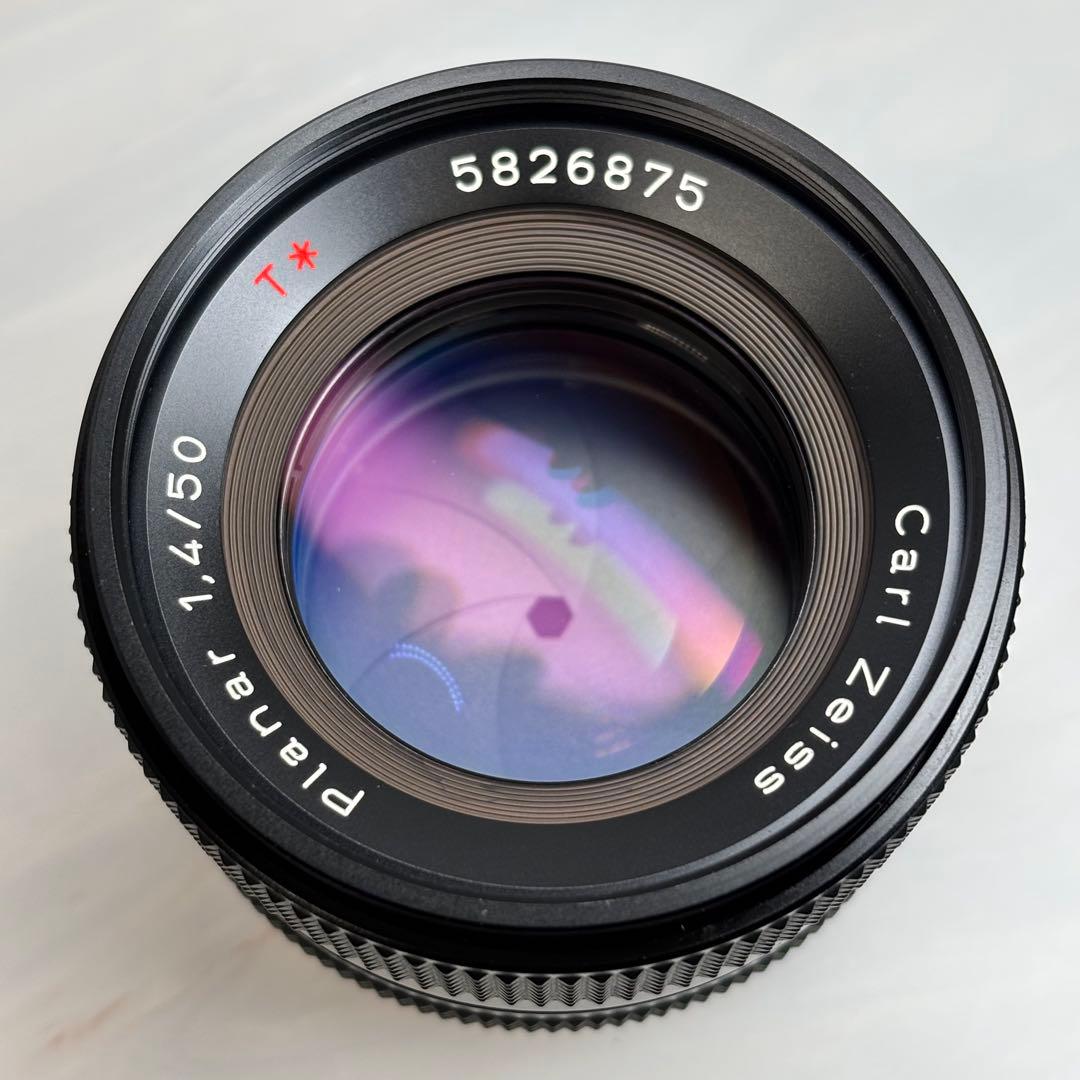 極美品・オマケ付きCONTAX PLANAR 50mm f1.4 mmdw
