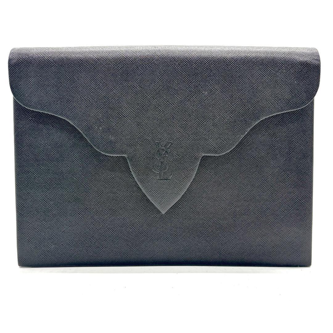Yves Saint Laurent クラッチバッグ YSL 黒