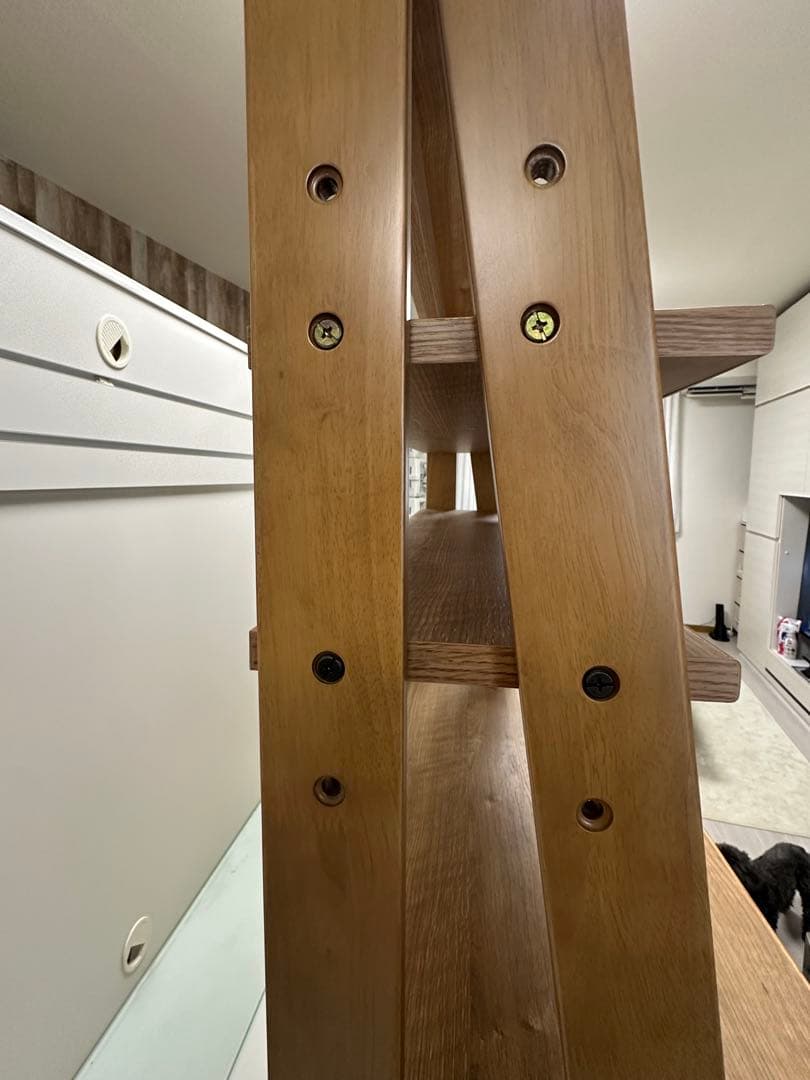 木製シンプルチェスト 5段引き出し付き