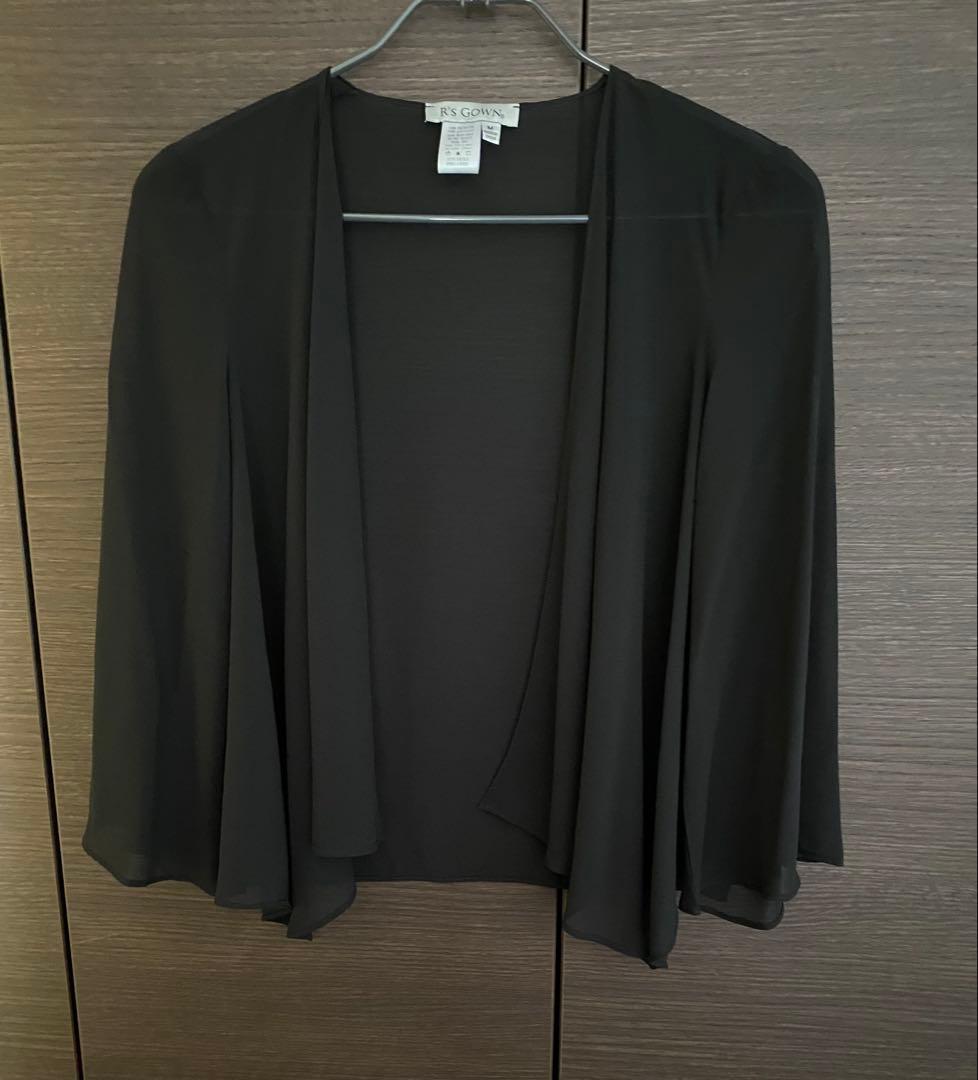 アールズガウン ブラックレースドレス（ボレロ付き）